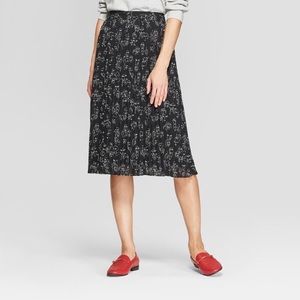 A New Day vital voices pleated midi skirt